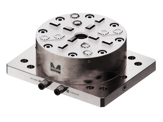 MaxxMagnum (System 3R) Pneumatic Chuck Automatic Long Drawbar with Mounting Plate 680103 0