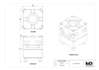 Maxx-ER 50 To MaxxMacro 54 System Adapter Chuck EDM Tooling Warehouse