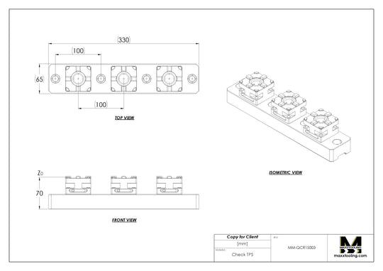 MaxxMacro 54 Multi 3 Quick Chuck Precision Rail