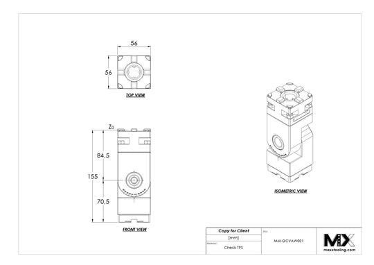 MaxxMacro (System 3R) 54 Manual QuickChuck Variable Angle Adapter 5