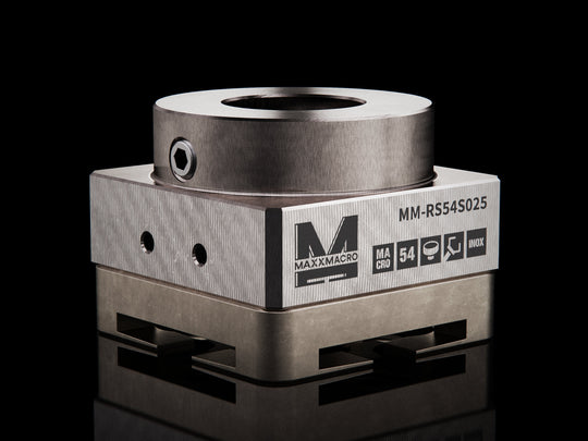 MaxxMacro 54 Stainless Round Stock Holder 25mm EDM Tooling Warehouse