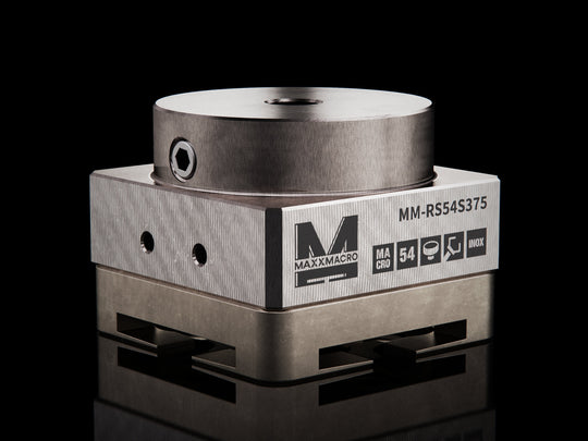 MaxxMacro 54 Stainless Round Stock Holder .375" EDM Tooling Warehouse