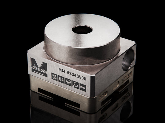 MaxxMacro 54 Stainless Round Stock Holder .500" EDM Tooling Warehouse