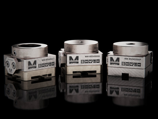 MaxxMacro 54 Stainless Round Stock Holder .375" EDM Tooling Warehouse