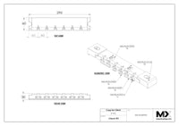 MaxxMacro (System 3R) 239295 MXRuler (3Ruler) Ruler 295mm 5