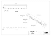 MaxxMacro (System 3R) 239565 MXRuler (3Ruler) Ruler 565mm 5