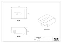 MaxxMacro (System 3R) MXRuler A2392 WEDM 86mm Clamps 4