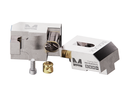 MaxxMacro (System 3R) A2392 86mm Clamps MXRuler (3Ruler) Accessory WEDM (Set of 2) 0