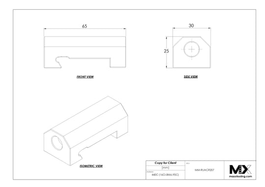 MaxxMacro (System 3R) 225 Reference Stop MXRuler (3Ruler) Accessory WEDM 5