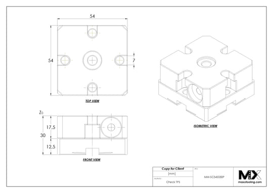 MaxxMacro (System 3R) 54 Stainless 30mm Spacer Pallet Performance 5