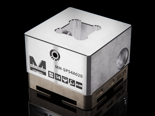 MaxxMacro 54 Aluminum Pocket Electrode Holder S20 EDM Tooling Warehouse