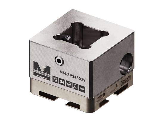 MaxxMacro 54 Stainless Pocket Electrode Holder S25 EDM Tooling Warehouse