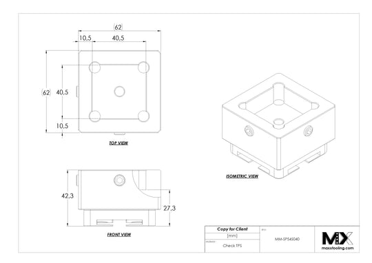 MaxxMacro (System 3R) 54 Stainless Pocket Electrode Holder S40 4