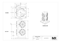 MaxxMagnum (System 3R) 3 Sided Tombstone with 6 Manual Low Profile Chuck 5