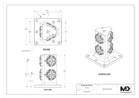 MaxxMacro (System 3R) Tombstone 3-Faces Manual Chuck Low Profile 4