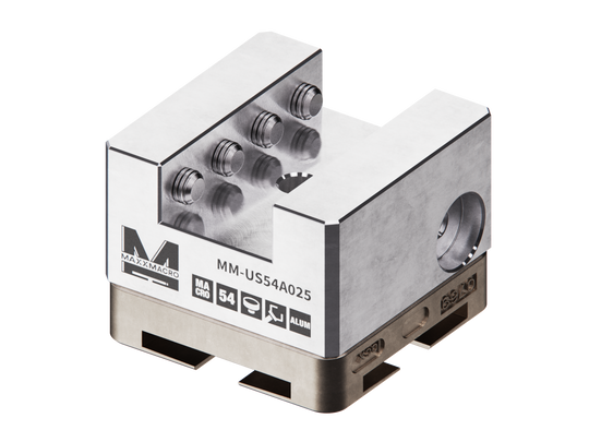 MaxxMacro 54 Aluminum Slotted Electrode Holder U25 EDM Tooling Warehouse