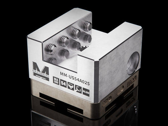 MaxxMacro 54 Aluminum Slotted Electrode Holder U25 EDM Tooling Warehouse