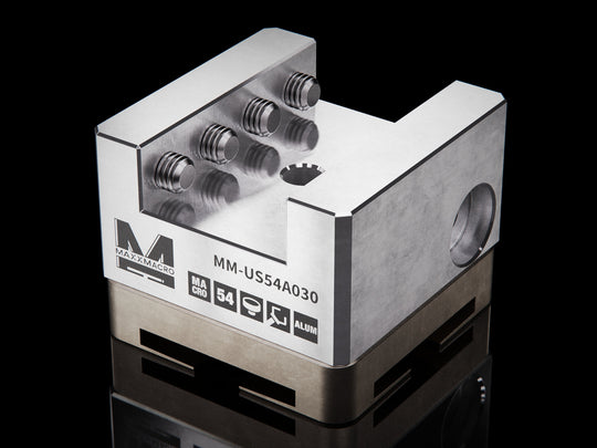 MaxxMacro 54 Aluminum Slotted Electrode Holder U30 EDM Tooling Warehouse