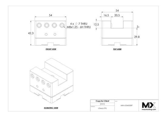 MaxxMacro (System 3R) 54 Stainless Slotted Electrode Holder U20 Performance 4