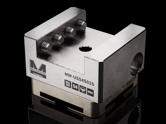 MaxxMacro 54 Stainless Slotted Electrode Holder U35 EDM Tooling Warehouse