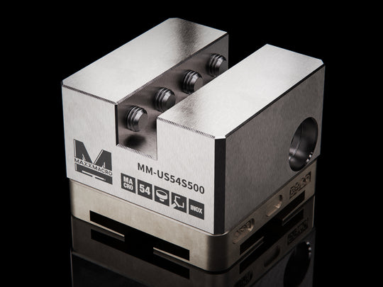 MaxxMacro 54 Stainless Slotted Electrode Holder .500" EDM Tooling Warehouse