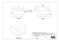 MaxxMacro (System 3R) 54 Aluminum Slotted Electrode Holder U35 5