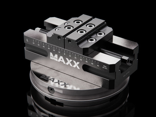 MaxxMagnum Stainless Self Centering Vise 80x120mm EDM Tooling Warehouse