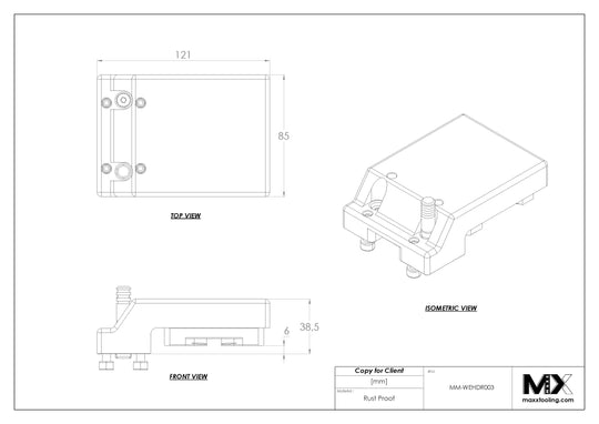 MaxxMacro (System 3R) 2665 Fixed mounting head WEDM Accessory 5