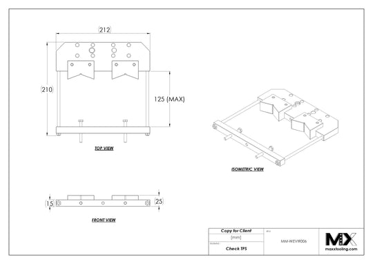 MaxxMacro (System 3R) 2923S Universal WEDM Holder 5