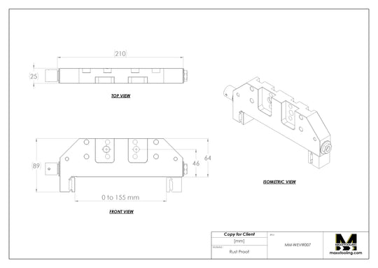 MaxxMagnum 292.6HP SuperVise WEDM Vise Rust Proof
