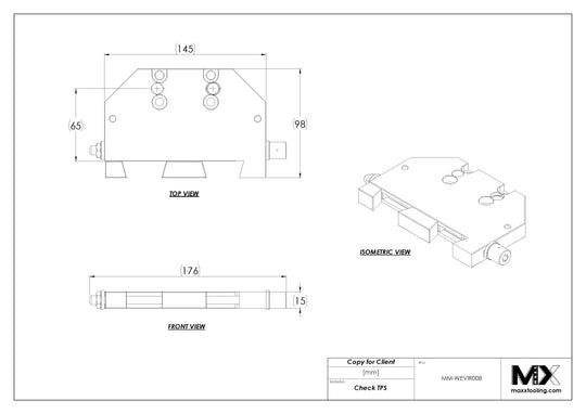 MaxxMacro (System 3R) 29292 SuperVise WEDM Vise 5