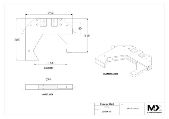 MaxxMagnum 293.6HP SuperVise WEDM Vise Rust Proof EDM Tooling Warehouse