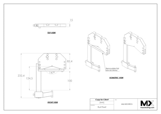 MaxxMacro (System 3R) 29333 Universal WEDM Holder 5