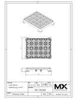 MaxxMacro (System 3R) Maxx-ER (Erowa) 20 Piece Electrode Holder Tray print