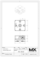 MaxxMacro (System 3R) 54 Spacer 54MM with Pallet mounted 30MM Height print