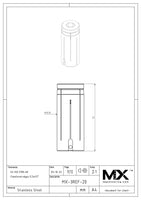 MaxxMacro Expandable Dowel 901 20mm MXRefix Mandrel print