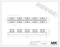 MaxxMacro (System 3R) 54 Quintuple Multi Quick Chuck Precision Rail 4