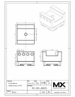 MaxxMacro (System 3R) Brass Slotted Electrode Holder U35 print