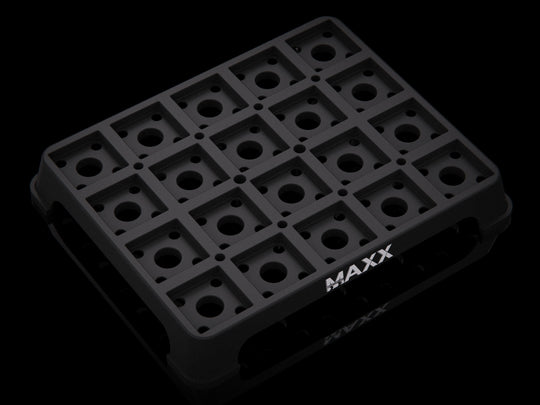 MaxxTooling 20 Piece Tray for 50 and 54 Holders EDM Tooling Warehouse