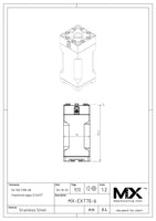 MaxxMacro 70 HP 6 Inch Extension Chuck print