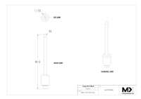 MaxxTooling Spring Loaded Probe Replacement Tip 5mm EDM Tooling Warehouse