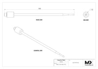 MaxxTooling Spring Loaded Probe Replacement Tip 3mm x 150mm