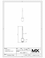 MaxxMacro & Maxx-ER Spring Loaded Probe Replacement Tip 3mm print