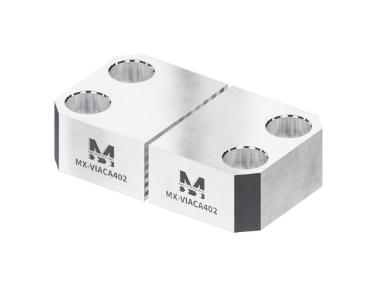 MaxxVise Aluminum Self Centering Vise Spare Part Soft Jaw 39x46x21mm (Set of 2) EDM Tooling Warehouse