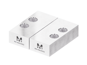 MaxxVise Aluminum Self Centering Vise Spare Part Soft Jaw 39x80x21mm (Set of 2) EDM Tooling Warehouse