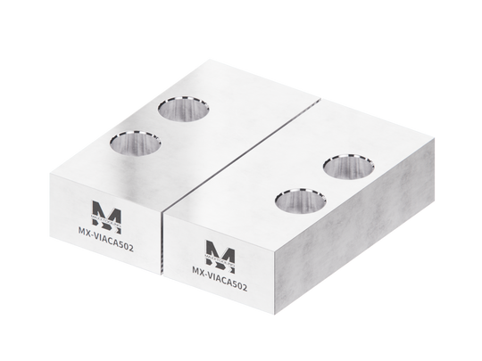 MaxxVise Aluminum Self Centering Vise Spare Part Soft Jaw 39x80x21mm (Set of 2) EDM Tooling Warehouse