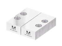 MaxxVise Aluminum Self Centering Vise Spare Part Soft Jaw 39x80x21mm (Set of 2) EDM Tooling Warehouse