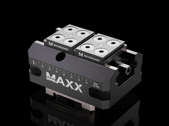 MaxxVise Stainless Self Centering Vise Spare Part Low Profile Jaw 46mm (Set of 2) EDM Tooling Warehouse