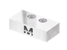 MaxxVise Aluminum Self Centering Vise Spare Part Soft Jaw 39x80x21mm (Set of 2)