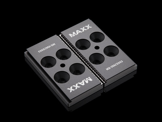 MaxxVise Stainless Self Centering Vise Spare Part Low Profile Jaw 80mm (Set of 2) EDM Tooling Warehouse